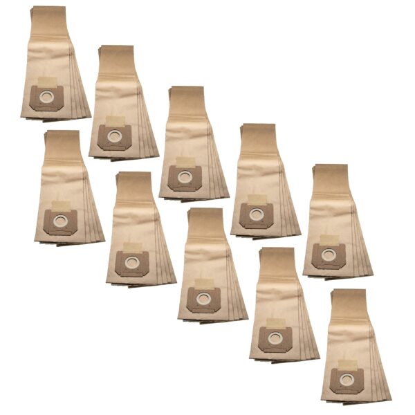 50x Sacos para Aspirador vhbw para Bosch 2607432036 - Papel