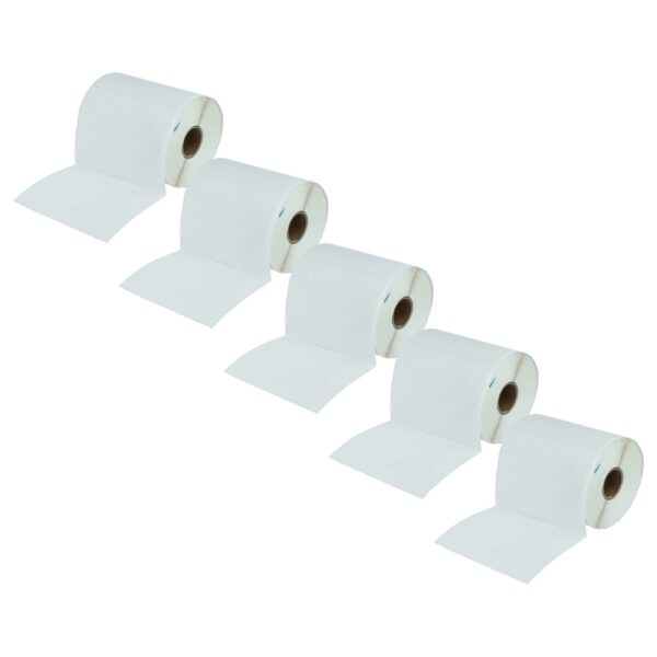 5x Rolo de Etiquetas para Impressora Toshiba - Auto-adesivas 76.2 mm x 101.5 mm