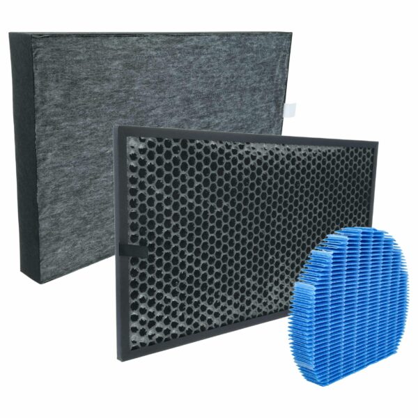 Conjunto de 3 Filtros vhbw para Purificador de Ar Sharp (FZ-C100DFE, FZ-C150DFE e outros)
