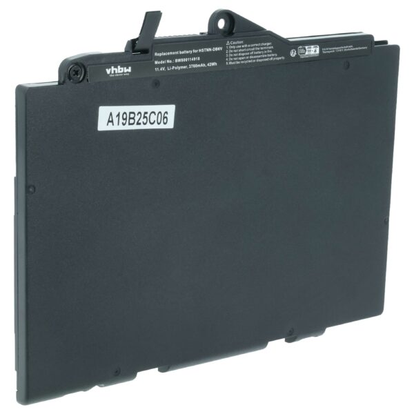 Bateria para Portátil HP vhbw - 3700 mAh 11.4V Li-polymer (Compatível com 800232-541, 800232-271, 800232-241)