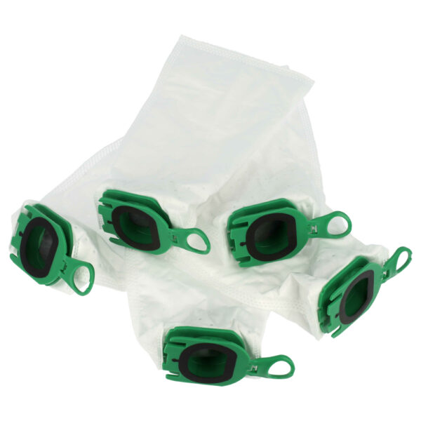 5x Sacos para Aspirador Vorwerk Kobold VB100, EBB100, FP100 - Microfibra vhbw