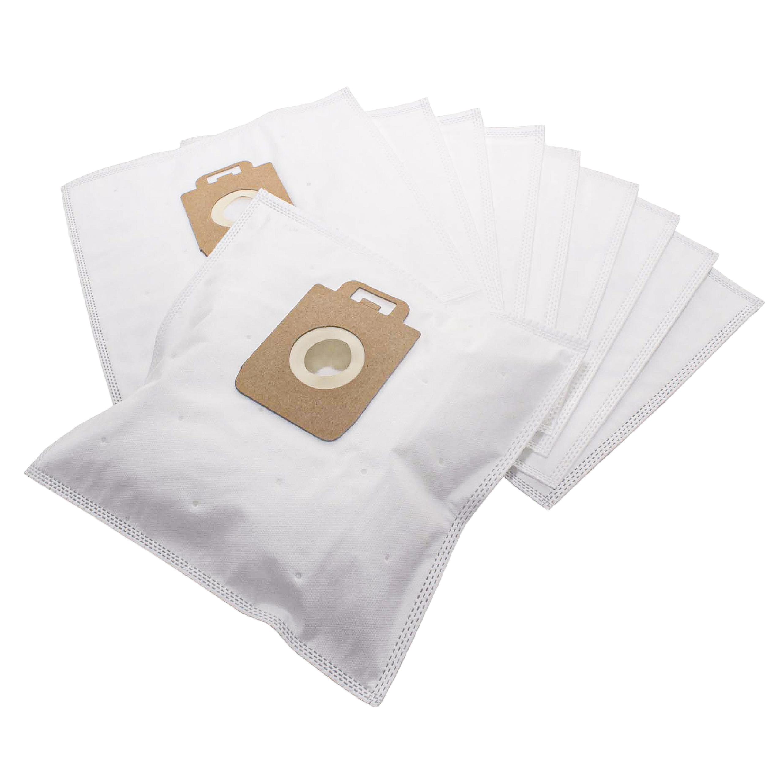 10x Sako para Aspirador vhbw microfleece para AEG / Electrolux / Zanussi