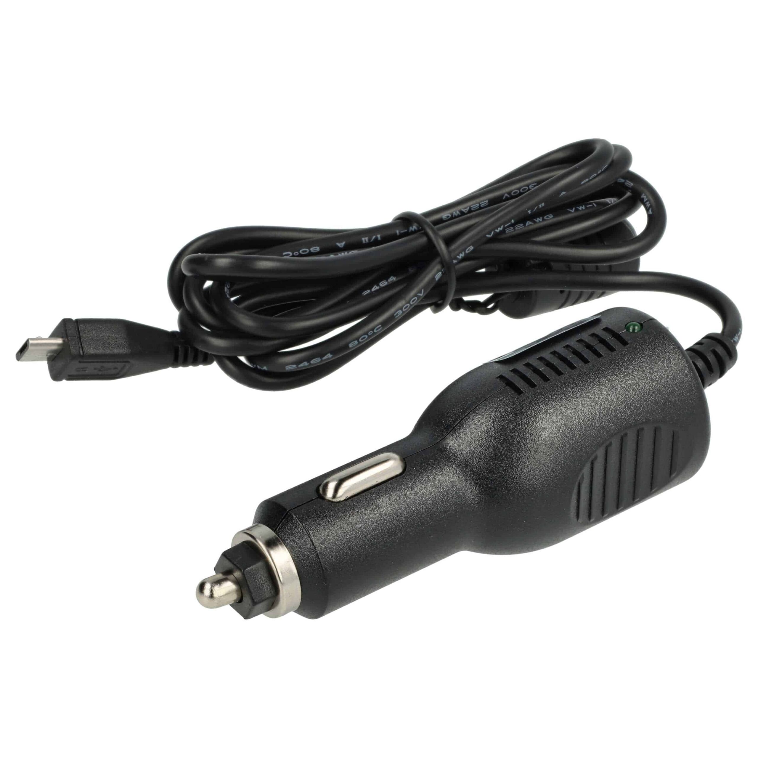 Carregador USB para Veículo vhbw - 12V para Navegadores GPS Becker, Falk, TomTom (substitui 4UUC5, 4UUC.001.05)