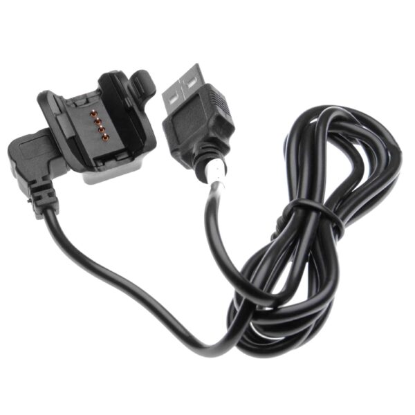 Base de Carregamento vhbw para Garmin Epix - 100 cm, com Cabo Micro USB