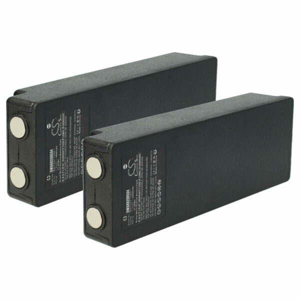 2x Bateria de Substituição para Telecomando Palfinger/Scanreco 17162, 708031757, 16131, 1026, 13445 - 3000 mAh