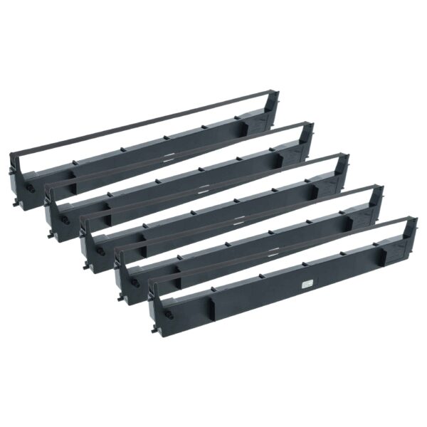 5x Fita de Tinta para Epson FX, LQ, LX - Preto (Substitui S015020)