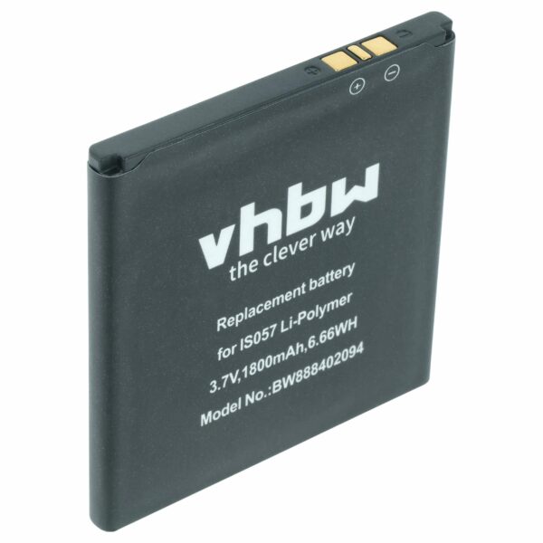 Bateria vhbw IS057 para Scanner Angelcare Pax - 1800 mAh 3.7 V