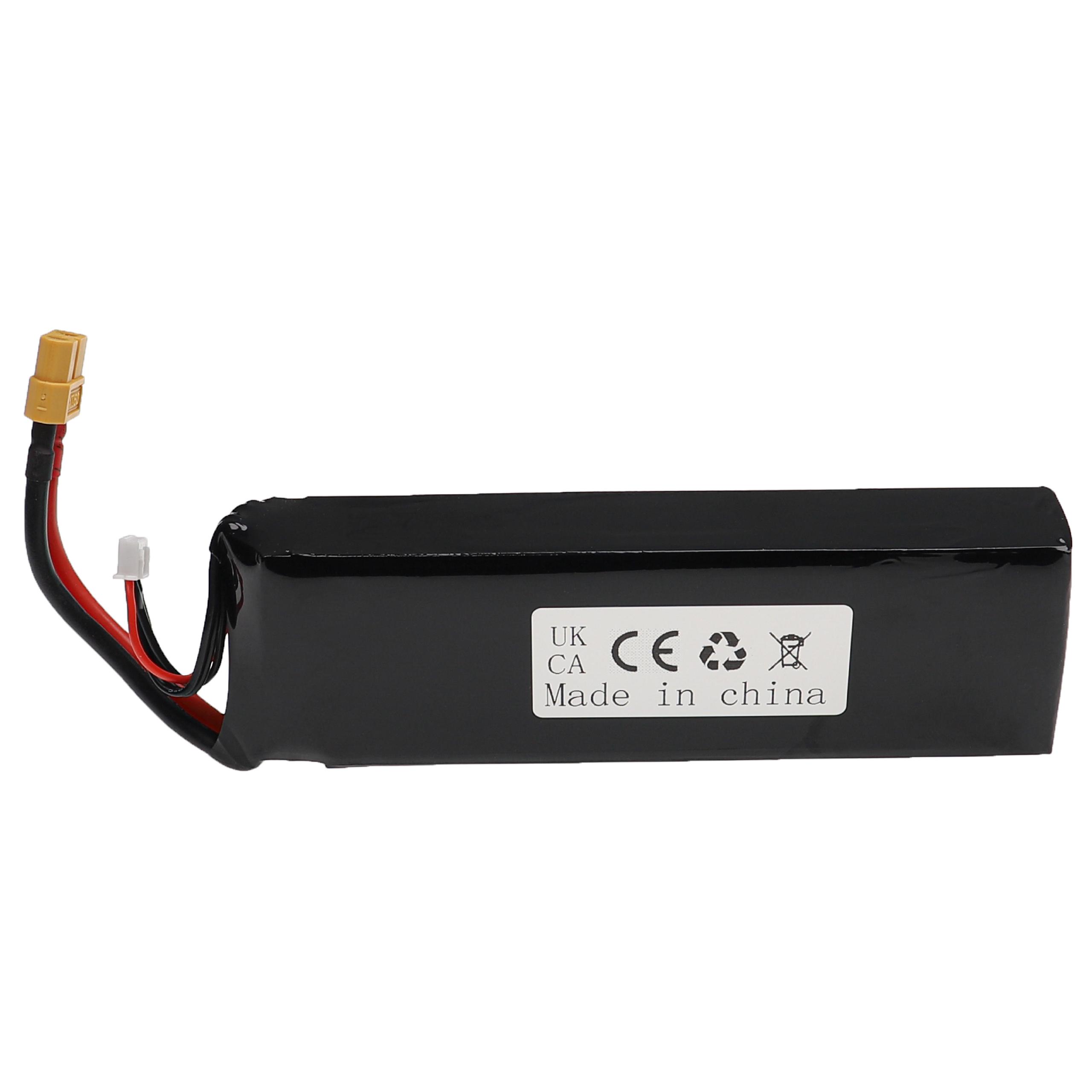 Bateria vhbw para Dispositivos de Modelismo 6200 mAh 11.1 V Li-Polímero, XT60 - Image 2
