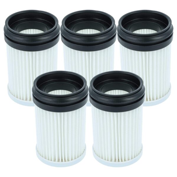 5x Filtros de Substituição vhbw para Aspirador Makita 199989-8, Classe H11