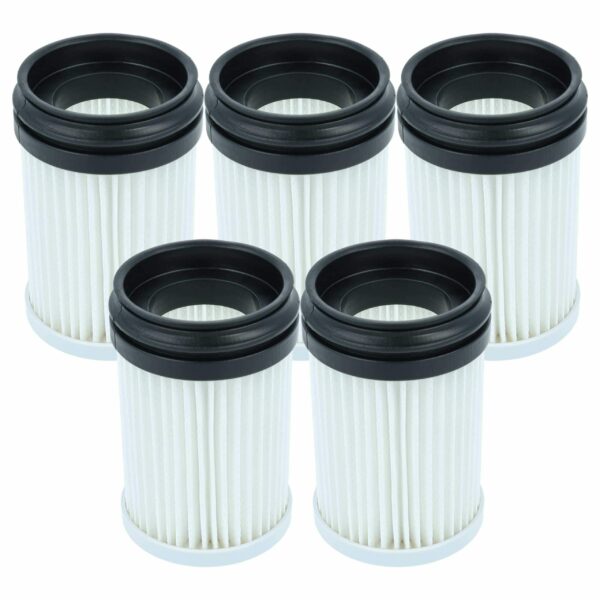 5x Filtros de Substituição vhbw para Aspirador Makita 199989-8, Classe H11