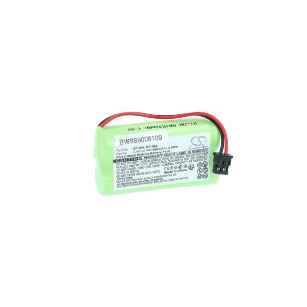 Bateria vhbw 1500 mAh 2.4 V NiMH para telefones GP, Panasonic, Uniden - Substitui BP-904, BT-904