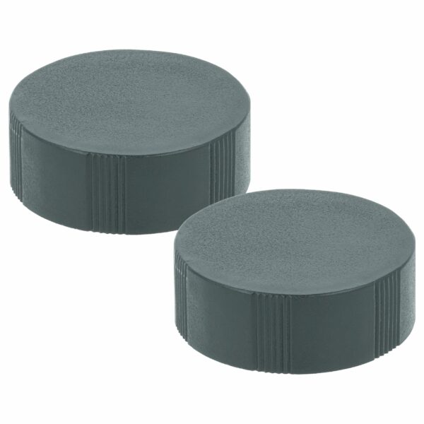 2x Tampas de Objetiva para Binóculos 30 mm - Preto, Destacáveis