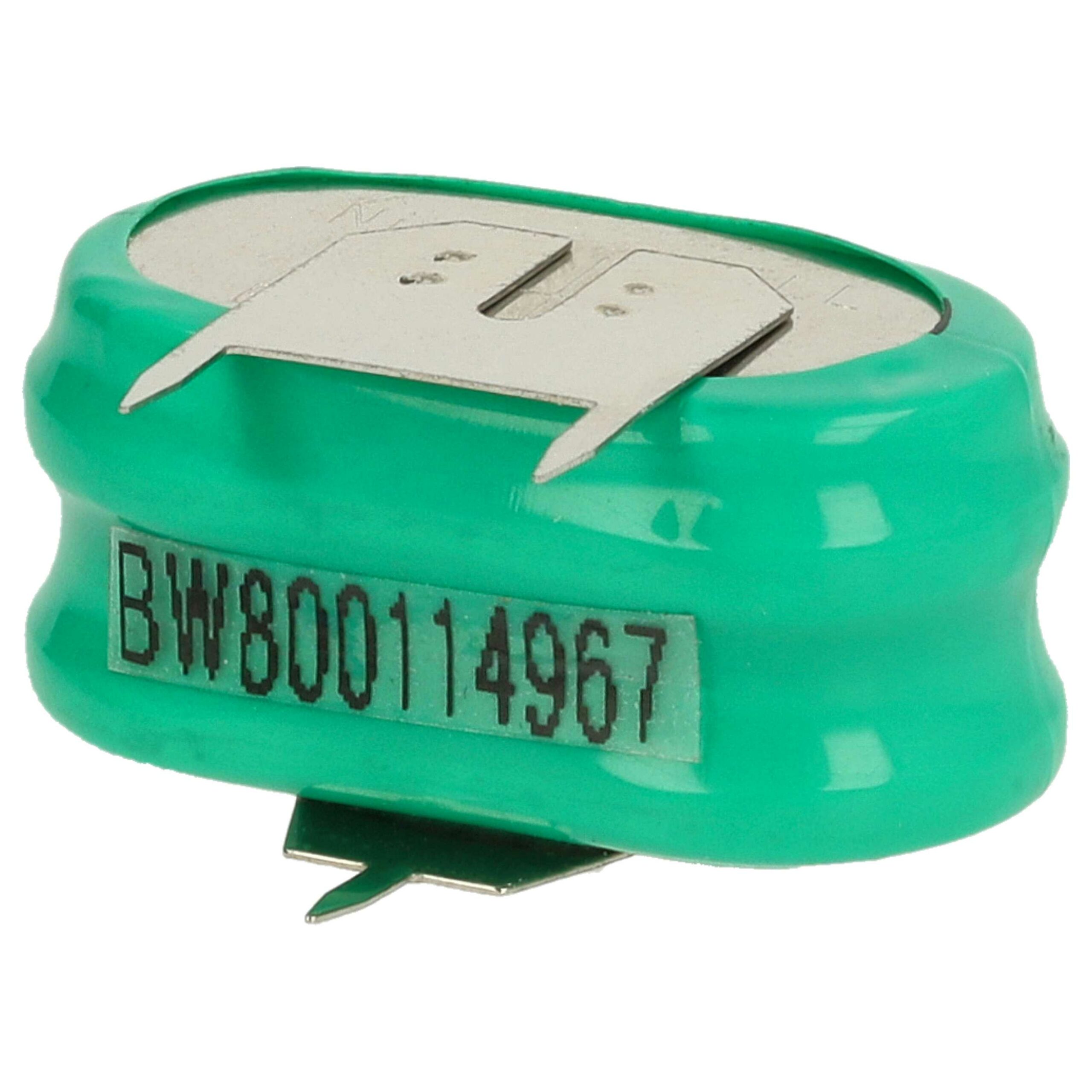 Bateria Recarregável vhbw Tipo 2/V150H 3 Pinos 150 mAh 2.4V NiMH - Pack 5 Unidades - Image 2