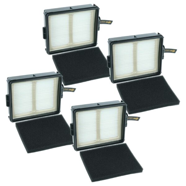 4x Filtro compatível com Shark XHFIW1000, XPRFIW1000 para Aspirador