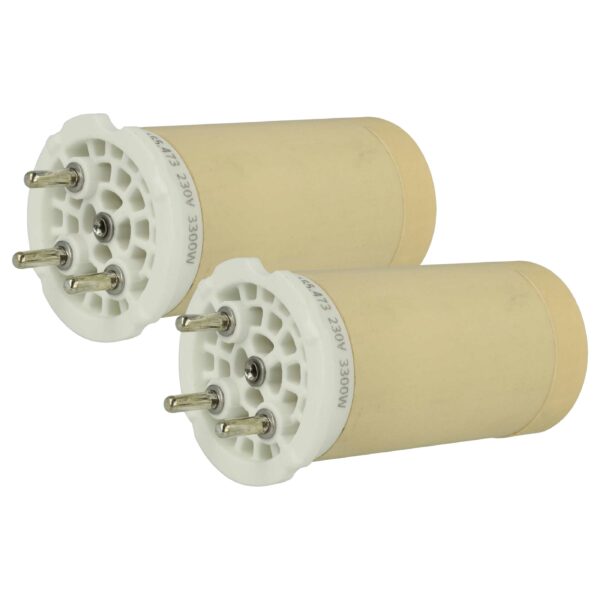 2x Elemento Aquecedor Cerâmico vhbw para Pistola de Soldadura por Ar Quente Leister 155.473