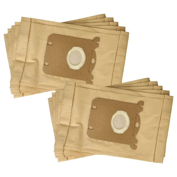 10x Sacos para Aspirador Compatível com AEG 900195189/7, GR 200, GR 201 - vhbw
