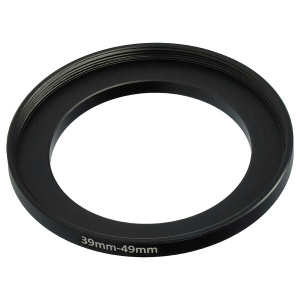 Anel Adaptador Step-Up 39 mm para 49 mm para Objetivas de Câmara Fotográfica