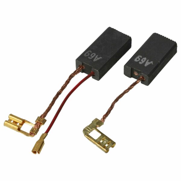 2x Escovas de Carvão vhbw Compatíveis com Bosch 1617014144, 1617014135 - 6,2 x 12,5 x 24,8 mm