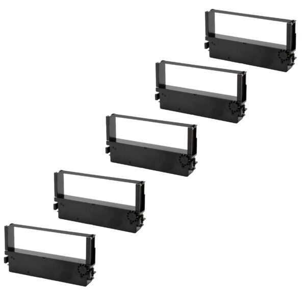 5x Fita de Tinta para Impressora de Matriz de Pontos Citizen IR41B - Preto vhbw