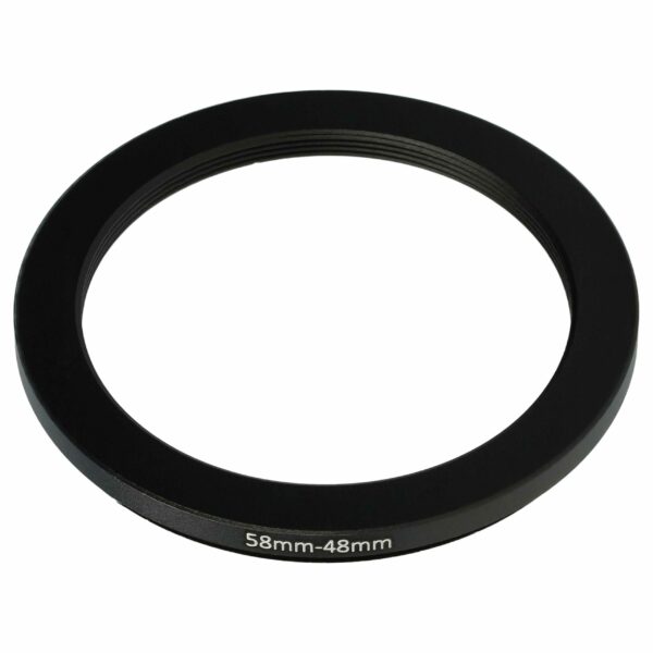Anel Adaptador Step-Down 58 mm para 48 mm vhbw para Objetivas de Câmara