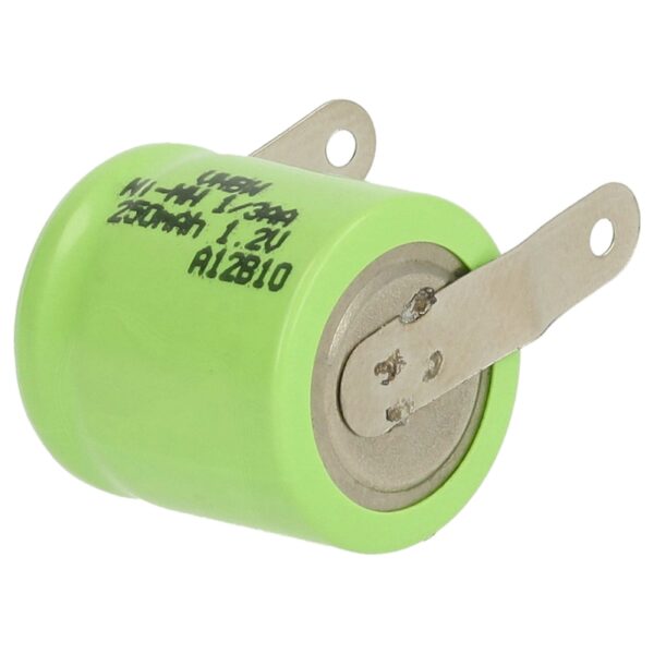 Bateria vhbw 1/3AA 250 mAh 1.2 V NiMH para dispositivos de modelismo