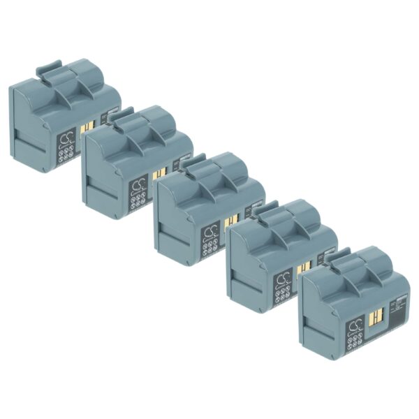 Conjunto de 5 Baterias vhbw para Impressora Intermec / Honeywell (3400 mAh, 14.4 V, Li-Ion)