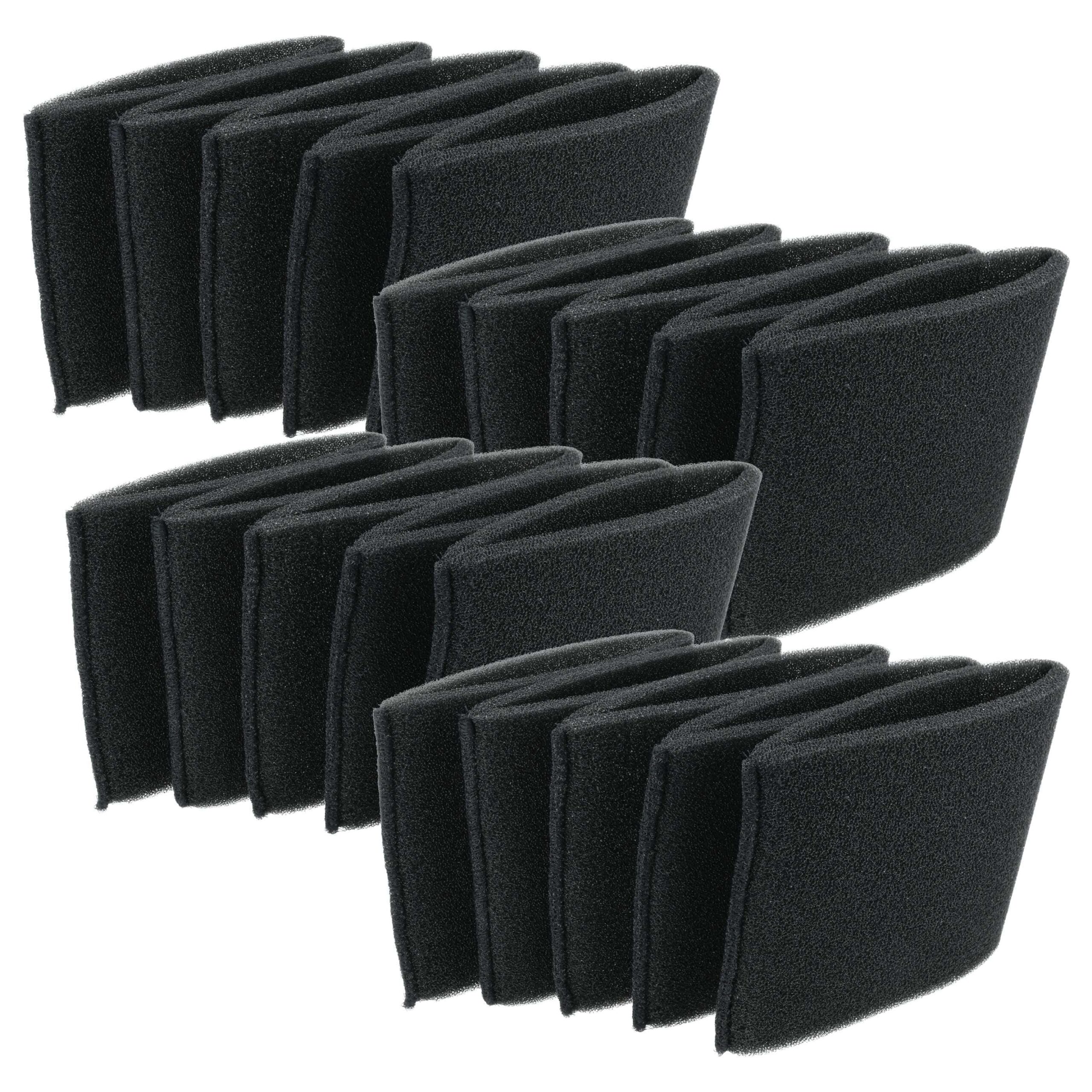 20x Filtro de Espuma vhbw para Aspirador Einhell - Substitui 2351132