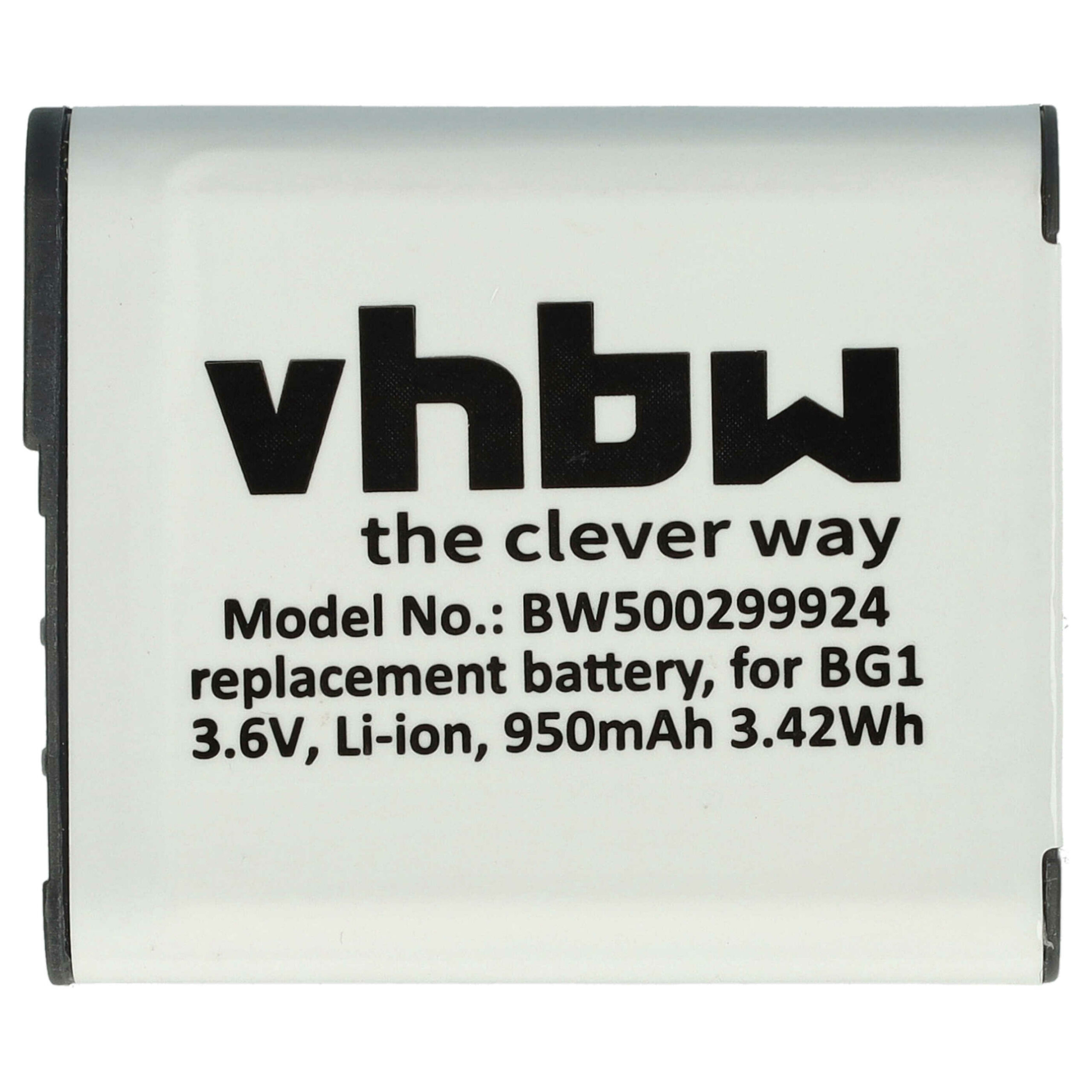 2x Bateria vhbw compatível Sony NP-FG1, NP-BG1 - 950mAh, 3.6V, Li-Ion - Image 3