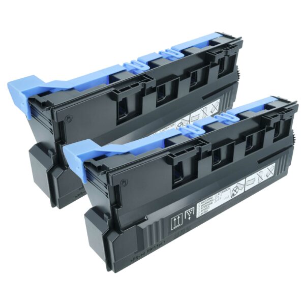 2x Recipiente de Toner Residual Compatível com Konica Minolta WX-105, A8JJ-WY1 - Preto
