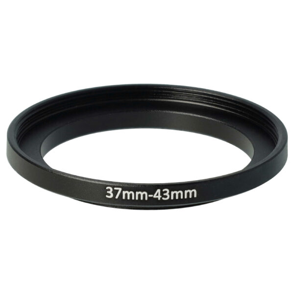 Adaptador de Rosca Step-Up vhbw de 37 mm para 43 mm para Objetivas de Câmara