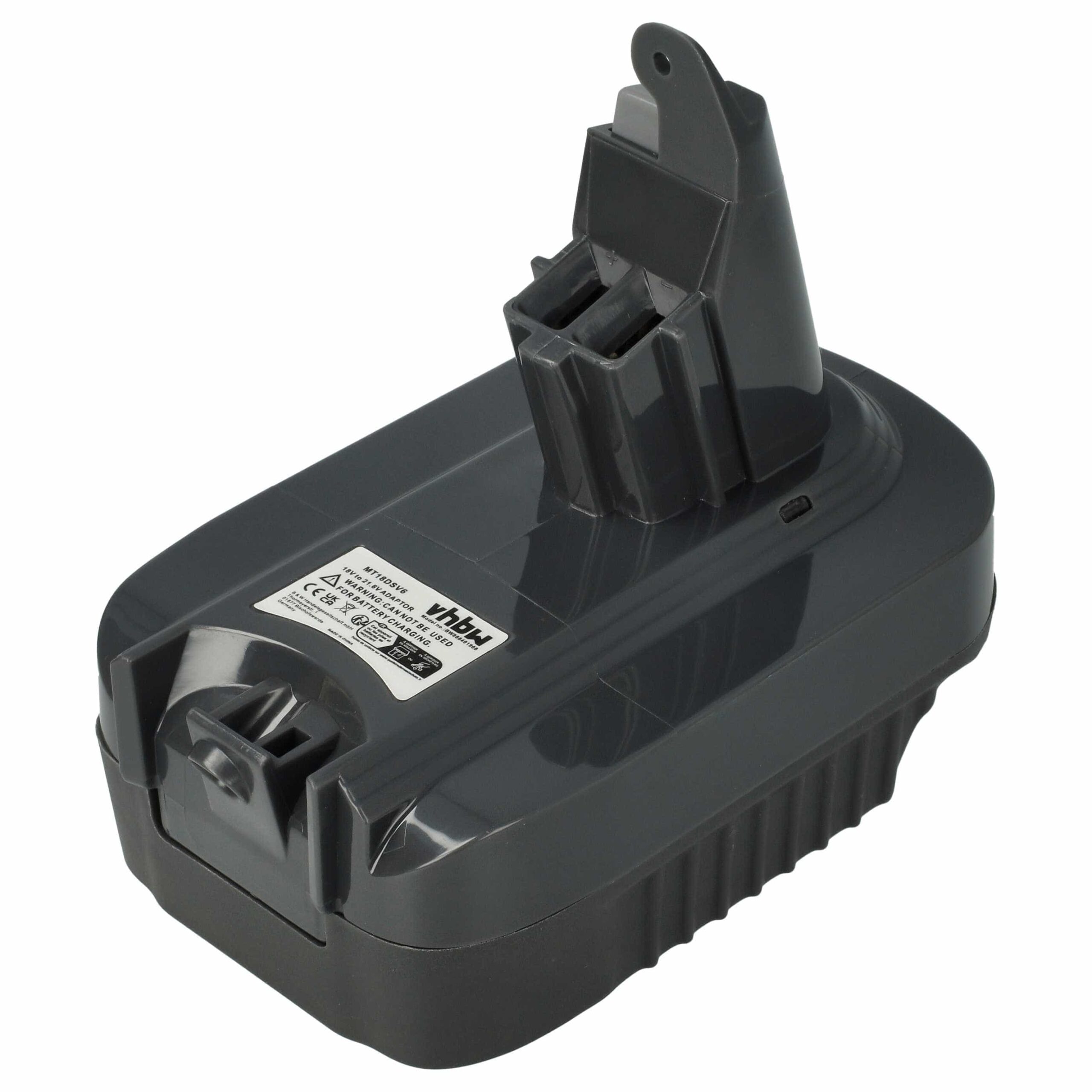 Adaptador de Bateria vhbw de Baterias Makita 18V Li-Ion para Aspirador Dyson SV03 e outros