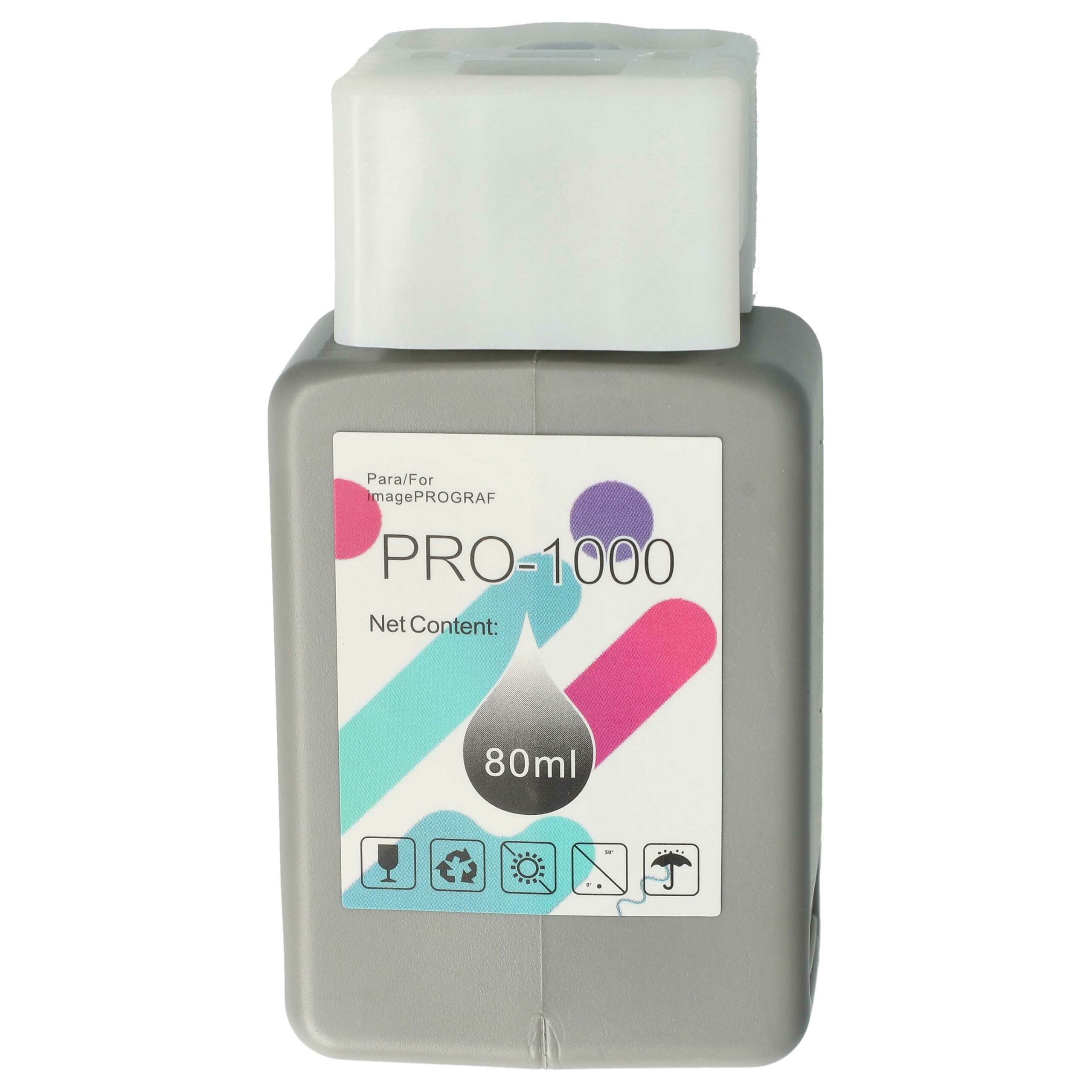 Tinteiro vhbw Cyan 80 ml com Chip para Canon Imageprograf PRO-1000 - Image 3