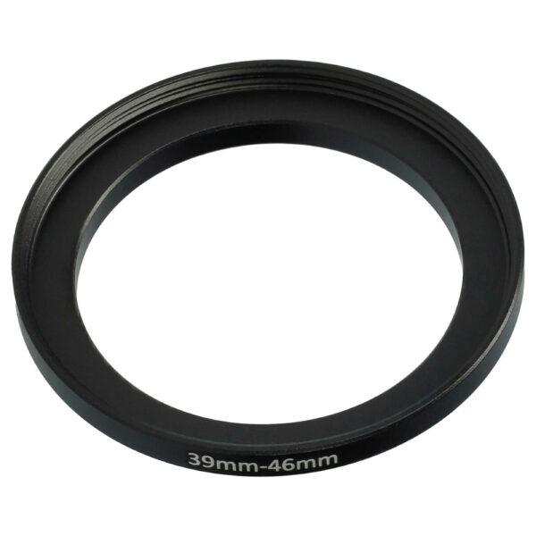 Anel Adaptador Step-Up 39 mm para 46 mm para Objetivas de Câmara