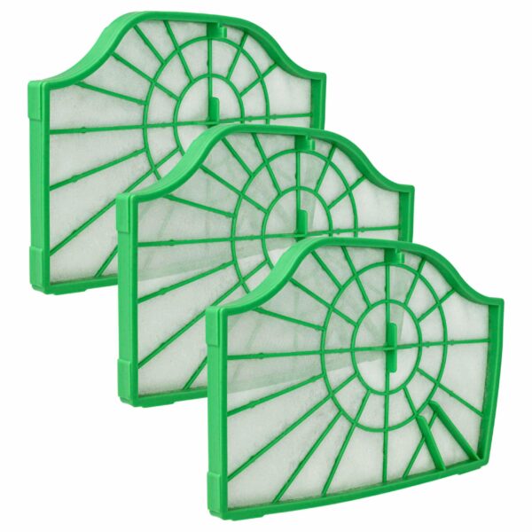 3x Filtro Motor vhbw para Aspiradores Sebo 1825 (10,3 x 14,7 cm)