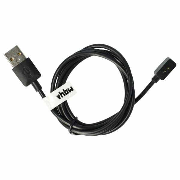 Cabo de Carregamento vhbw para Xiaomi Mi Band 8 e Redmi Band 2 - 100 cm, Magnético