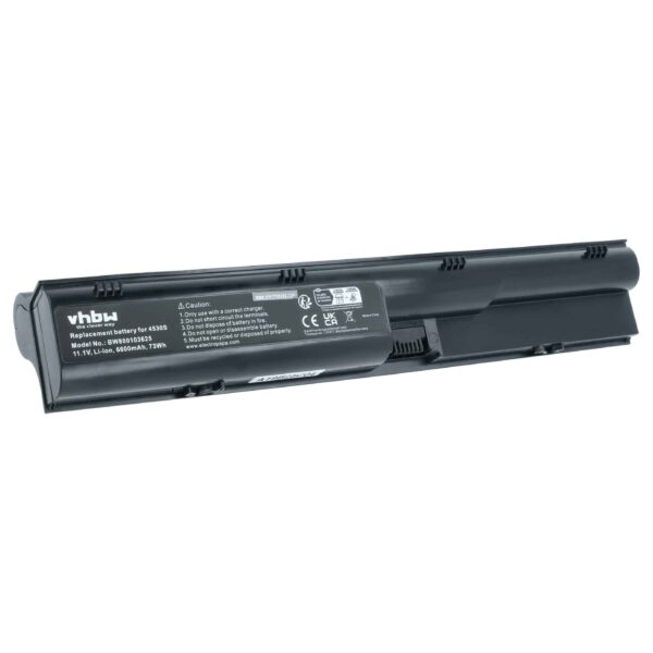 Bateria vhbw para portátil HP ProBook 4330s 4530s 4430s - 6600 mAh 11.1 V