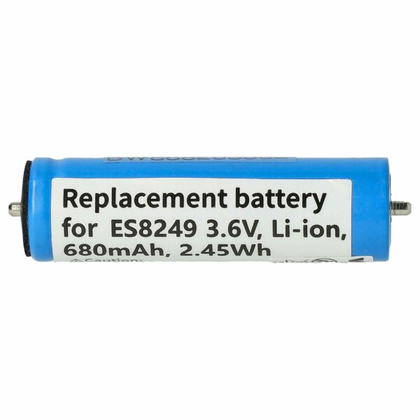 Bateria de Substituição para Barbear Elétrico Panasonic/Braun vhbw - 680 mAh 3.6 V Li-Ion