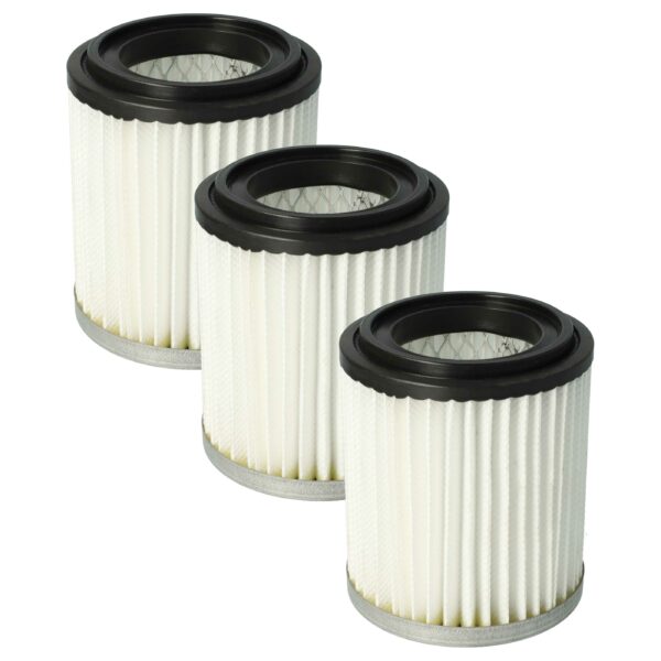 3x Filtro HEPA vhbw para Aspirador de Cinzas Grafner 20l A15743, 20 L