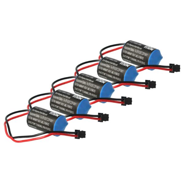 Bateria vhbw para Servo Driver Omron R88A-BAT02W, JZSP-BA01 1000 mAh 3.6 V (5 unidades)