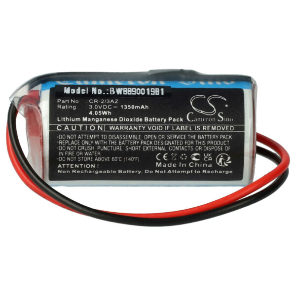 Bateria para Sistema de Alarme Verisure CR-2/3AZ - 1350 mAh 3V Li-MnO2 vhbw