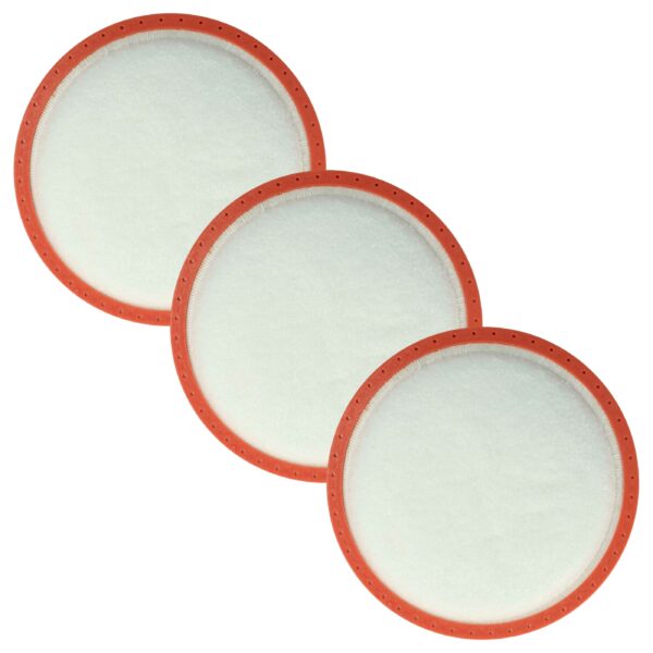 3 Filtros Pré-Motor vhbw para Aspiradores Dirt Devil 2620001, 2620002
