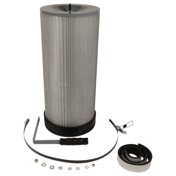 Filtro de Pó Fino + Escova de Limpeza vhbw para Sistemas de Extração Holzmann (Substitui ABSFF850)