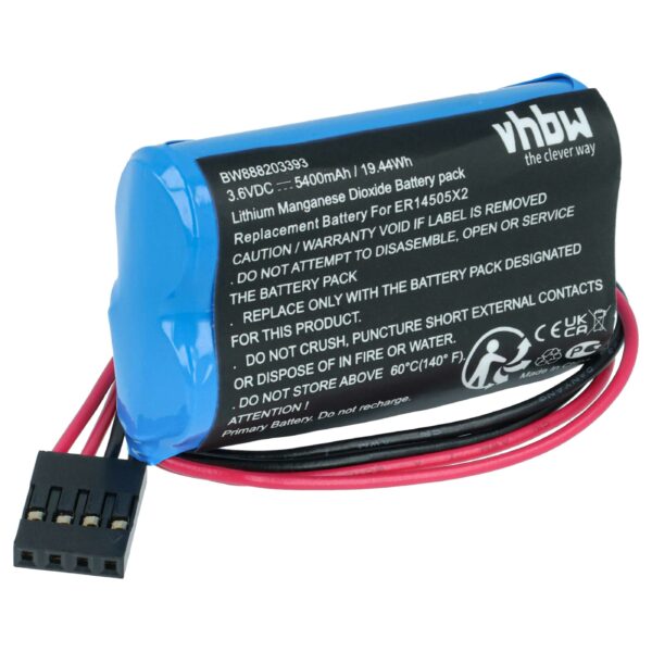 Bateria vhbw para Controlador CNC Schneider 2XSL360/131 5400 mAh 3.6 V