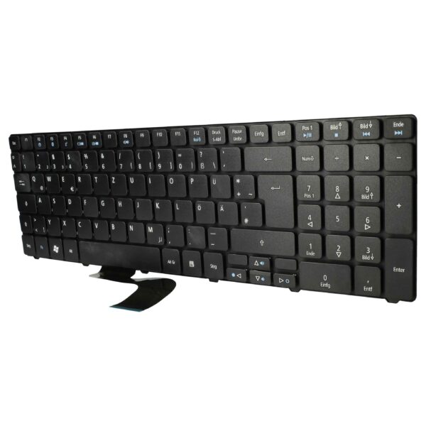 Teclado vhbw QWERTZ para Portátil Acer Aspire 5250, 5333, 5536, 5738 com Numpad
