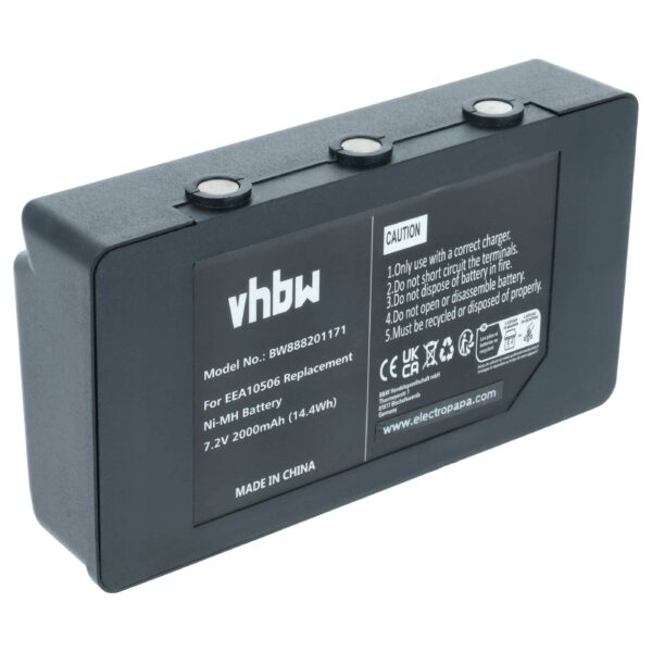 Bateria de Substituição vhbw para Telecomando Palfinger EEA10508, EEA10506 - 2000 mAh