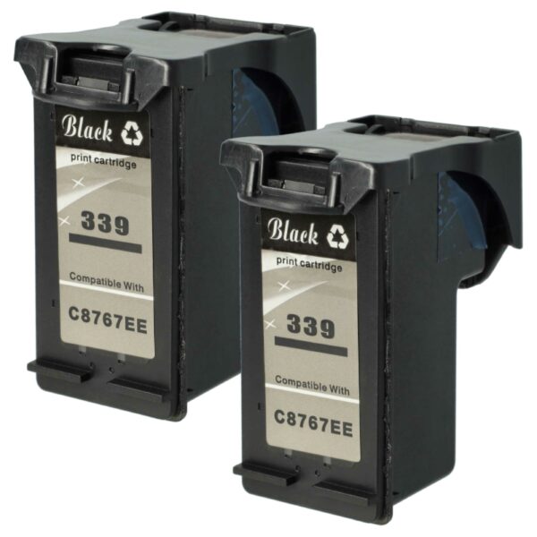 2x Tinteiros vhbw para HP Photosmart Pro 6540 - Preto 28ml