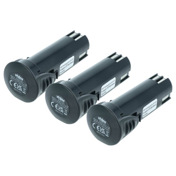 3x Baterias vhbw para Panasonic EZ9L10, EY9L10B Ferramentas Elétricas - 1500 mAh, 3.6 V, Li-Ion