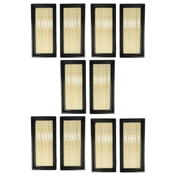 Pack 10x Filtros Principais vhbw para Aspirador Nilfisk 302002842 / Festool