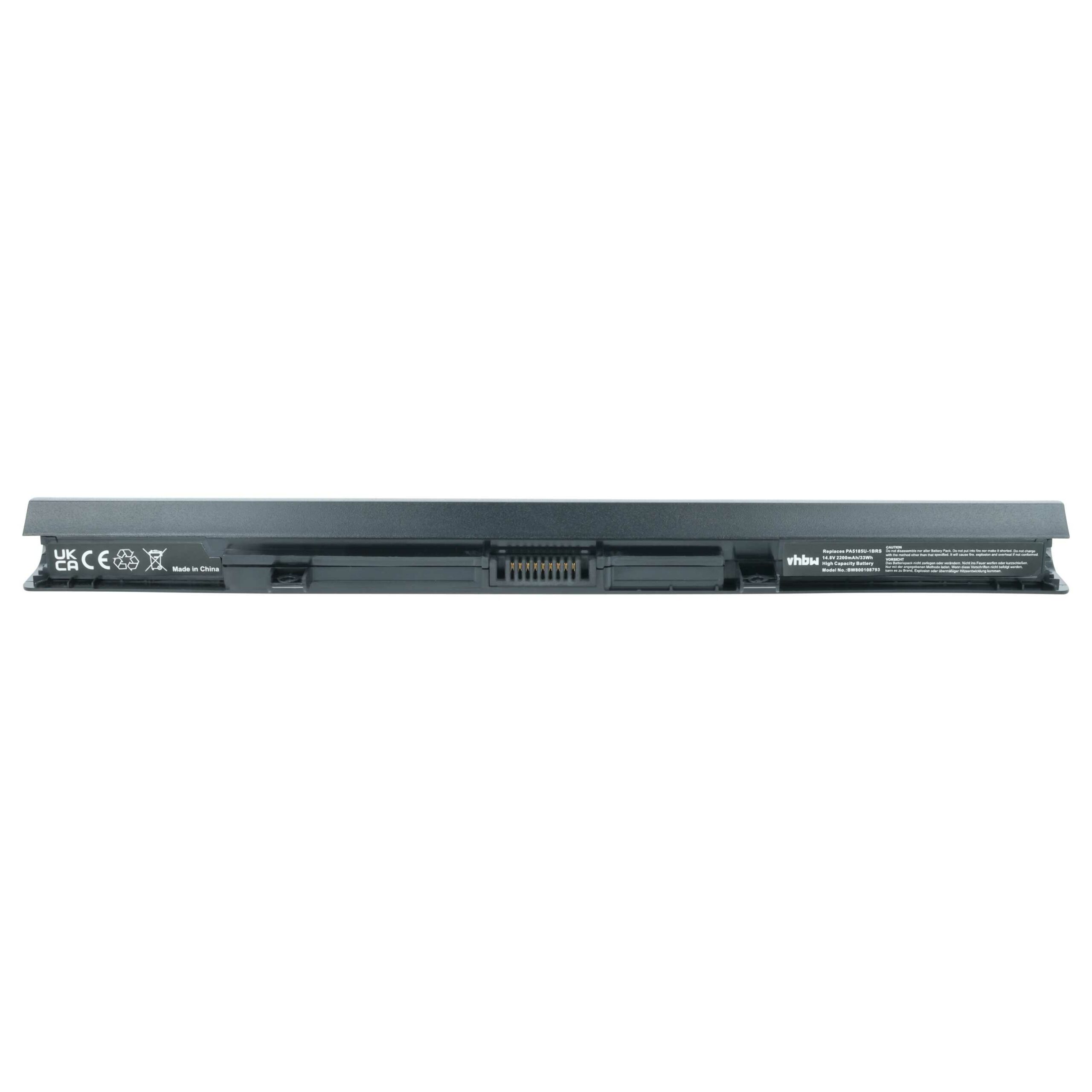 Bateria para Portátil vhbw para Toshiba PA5184U-1BRS, PA5185U-1BRS - 2200 mAh 14.8 V - Image 3