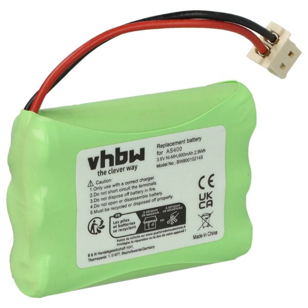 Bateria de Substituição para Controlador RAID IBM vhbw - 800 mAh 3.6V NiMH